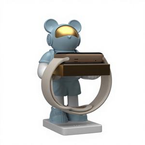 Base de Carga Decorativa para Apple Watch, Estilo Romántico, Hecha a Mano, Pintada a Mano, de Resina, Adorno Decorativo - Product Image 1