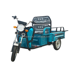 Mini Triciclo Elettrico da Carico <span class=keywords><strong>a</strong></span> <span class=keywords><strong>3</strong></span> <span class=keywords><strong>Ruote</strong></span> con Motore Differenziale da 500W e 2 Sedili Passeggeri, Tipo Carrozzeria Aperta, Voltaggio 48V - Product Image 2