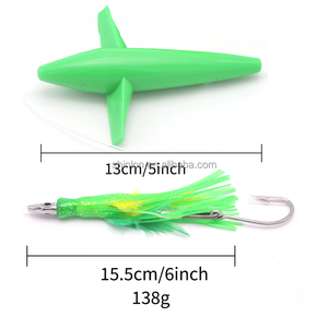 Rigged Tuna Mahi <span class=keywords><strong>Dorado</strong></span> Feather Daisy Chain Teaser Trolling Bird Señuelo <span class=keywords><strong>de</strong></span> <span class=keywords><strong>pesca</strong></span> - Product Image 6