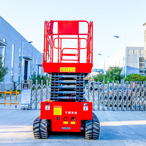 Mesa elevadora eléctrica portátil de 14m para terrenos ásperos y proyectos de construcción de interiores elevados - Product Image 5