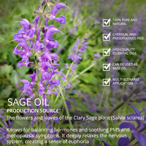 Wholesale Supplier Price 100% Pure Natural Organic Claris Sage Essential <b>Oil</b> Bulk Clary Sage Essential <b>Oil</b> for Skin Care - Product Image 2