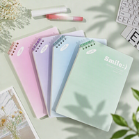 Carnet à feuilles mobiles personnalisé OEM ODM, agenda B5, journal, planificateur, PP, 60 feuilles, impression numérique, minimaliste, pour la promotion des étudiants