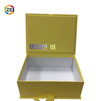 Emballage en carton rigide de luxe personnalisé de haute qualité, boîte cadeau pour robe de mariée en papier pliable magnétique avec fermeture à ruban