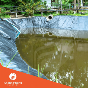 Géomembrane en PEHD pour bassins paysagers offrant une stabilité à long terme pour les poissons et la culture aquatique - Product Image 1