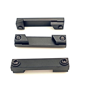 Factory Custom CNC Machined Black Anodized Aluminum Clamp <strong>Bar</strong> for Marine <strong>Boat</strong> Hardware Parts - Product Image 1