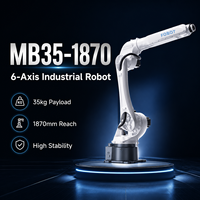 Bras robotique industriel haute performance à 6 axes MB35-1870 avec laser Maxpower pour le soudage automatique de l'acier au carbone