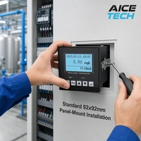 Contrôleur intelligent de la qualité de l'eau AICE TECH RS485 4-20mA, analyseur multiparamètres DO, turbidité, DCO, ammoniac, chlore résiduel
