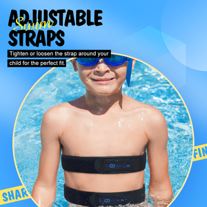 Ailerons de natation Shark Fin pour enfants, <span class=keywords><strong>bouée</strong></span> de natation réglable en EVA, aide à la natation imperméable pour piscine - Product Image 4