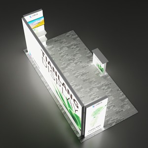Tianlang Tianlang-12 Modular Booth Kit 10x10ft SEG Backlit Wall Case <b>Lights</b> for - Product Image 3