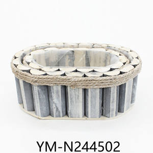 Boîte <span class=keywords><strong>de</strong></span> rangement panier <span class=keywords><strong>de</strong></span> rangement YM-8856003 ornementales petites 100% fait main décor <span class=keywords><strong>de</strong></span> noël en <span class=keywords><strong>bois</strong></span> boîtes à fleurs - Product Image 2