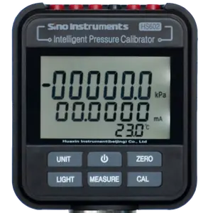 Calibrador de presión inteligente HS602, con voltaje de 24V y función de corriente de 4-20mA