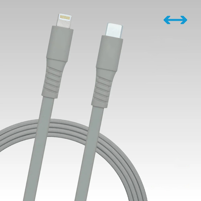 Ukalun Wholesale 5 Wires 1.2M 3A PVC USB C Cable for iPhone Fast Charger USB Cable with Strong SR