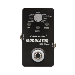 Pédale d'effets numériques pour guitare électrique et basse MOD, boîtier en acier inoxydable, True Bypass, 11 fonctions d'effets pour A-ME01 - Product Image 4