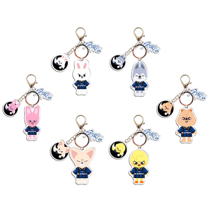 Nuevo Llavero Colgante de Acrílico con Diseño de Dibujos Animados, Regalo, Estrella, Impresión UV, Souvenir de Moda, Accesorios DIY al por Mayor - Product Image 1