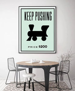 Alec monopolizza la pittura di tela di arte della parete stampe decorazioni per la casa citazione di motivazione su tutto il Poster di parole di successo - Product Image 2