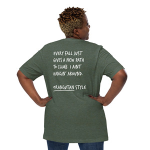 เสื้อยืดปักลายผ้าฝ้าย Think Ocean Orangutan Aspirations - Product Image 4