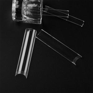 NADECO 120PCS <span class=keywords><strong>Faux</strong></span> <span class=keywords><strong>Ongles</strong></span> Extra Longs, 3XL Longs Demi-Couverture Sans Courbe en C, 12 Tailles Carrés Effilés à Coller - Product Image 3