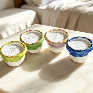 Bougie parfumée artisanale en céramique, pot d'aromathérapie mignon, mèche ronde, décoration d'intérieur, cadeau pour chambre à coucher - Product Image 1