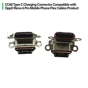 หัวชาร์จแบบ Type C รุ่น CC60 ใช้ได้กับสายแพรโทรศัพท์มือถือ Oppo Reno 6 Pro - Product Image 2