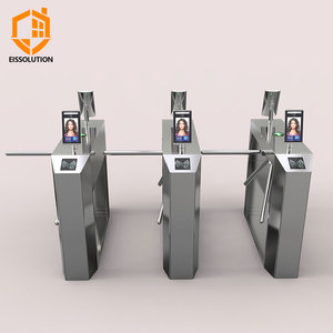 Eissolution Ngoài Trời Chống tailgating Đầu đọc thẻ an ninh trạm kiểm soát thời gian dựa trên tripod turnstile - Product Image 1