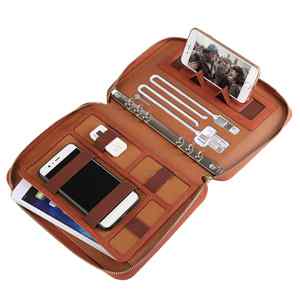 Maletín con Cierre Recargable y Bloc de Notas Multifuncional con Cargador Inalámbrico y Banco de Energía, Soporte para Teléfono Móvil, Ideal para Regalo - Product Image 5