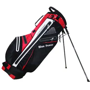 流行高尔夫手提袋新款高品质定制标志设计您自己的防水拉链轻质尼龙高尔夫球架包