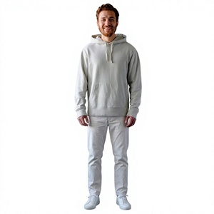 Pull en éponge français pour hommes 100% coton sweat avec capuche décontracté hommes sweats à capuche lavés hommes sweats à capuche - Product Image 1
