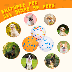 Nobleza cane interattivo resistente ed elastico in gomma da masticare palla giocattolo eco-friendly stile classico per cani e gatti - Product Image 6