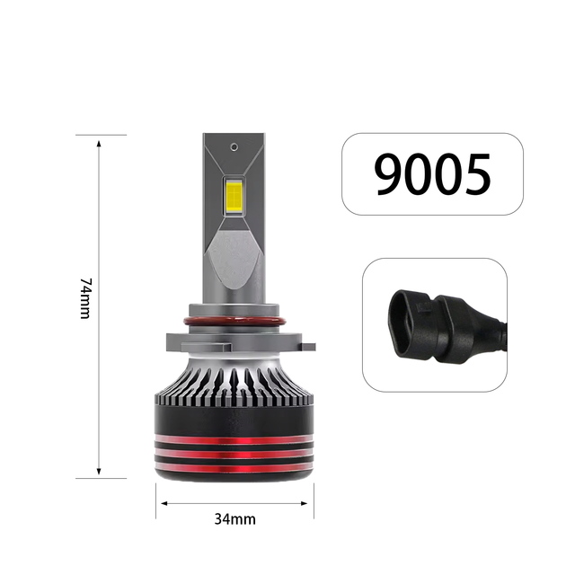 M8 Pro 9005 Wholesale M8 PRO Auto LED Headlight Bulbs 16000LM 78W 6000K White IP67 Waterproof for Cars