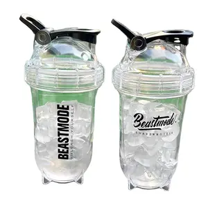 Beastmode Fitness Shaker tazza proteica resistente al calore TRITAN Shaker bottiglia sportiva diretta del flusso di acqua potabile Milkshake agitazione