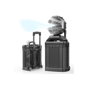 Ventilador Nebulizador Portátil con Ruedas, 15L, Batería de 30000mAh, Enfriador de Aire Tipo Maleta con Ruedas - Product Image 1