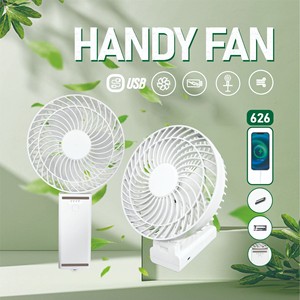 Ventilador Solar con Panel Solar Recargable, Portátil, Plegable de 6 Pulgadas, Diseño Multivelocidad Ajustable para Uso en Viajes y Campamentos al Aire Libre - Product Image 3