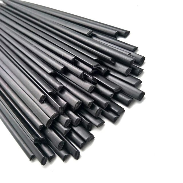 High Quality Black Long 1m ABS/PP/PE/PPR Plastic Welding Rods for Car Bumper Repair Tools Hot Air Welder Machine Gun
