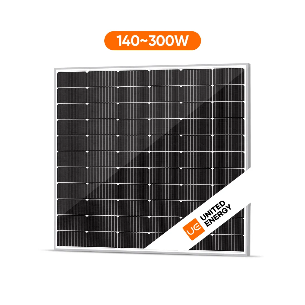UE 12 V küçük boy güneş paneli modülü 12 Volt 180W 200W 150 250 Watt 240Watt Monocrystalline paneli güneş