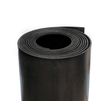 Tapis de sol epdm fin noir de haute qualité, 6 pièces, pour le fitness, absorption des chocs et isolation phonique