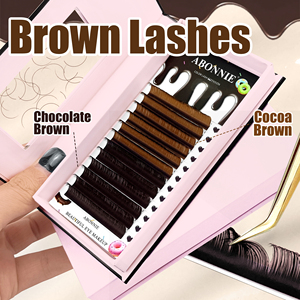 Extensions <span class=keywords><strong>de</strong></span> <span class=keywords><strong>cils</strong></span> en vison Abonnie Premium couleur <span class=keywords><strong>marron</strong></span> foncé 0.03 0.05, plateaux <span class=keywords><strong>de</strong></span> <span class=keywords><strong>cils</strong></span> <span class=keywords><strong>marron</strong></span> foncé, extensions <span class=keywords><strong>de</strong></span> <span class=keywords><strong>cils</strong></span> individuels <span class=keywords><strong>marron</strong></span> - Product Image 6