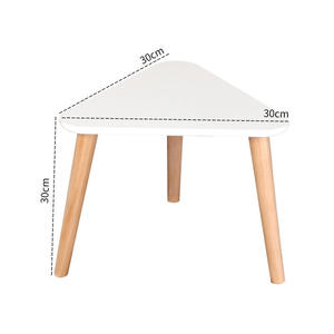 Mesa Auxiliar Pequeña <span class=keywords><strong>de</strong></span> MDF para Ventana, Mesa Redonda Pequeña para Negociaciones, Mesa <span class=keywords><strong>Plegable</strong></span> Simple para Junto a la Cama - Product Image 5