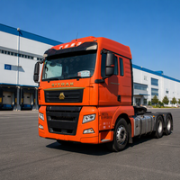 Camion tracteur SITRAK C7H 6x4 d'occasion à faible kilométrage, 460 CV, remis à neuf, état d'origine, prêt à travailler, exportation