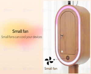 पार्टी शादी के लिए फोटोबूथ कैमरा ओवल फोटो बूथ मशीन को इकट्ठा करना आसान - Product Image 5