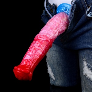 NNSX Silicone <b>Dildo</b> Inflatable Squirting <b>Dildo</b> Animal Cock Monster Cock Inflatable Adjustable Knot Penis Artificial Penis - Product Image 1