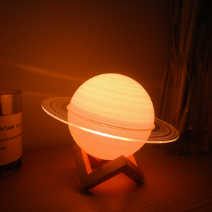 Solarsystem-Lámpara de Saturno el segundo planeta más grande, adornado con miles de anillos bonitos, luces nocturnas únicas - Product Image 4