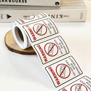 DO NOT USE Blades to Open Warning Labels <b>Sticker</b> for Shipping Handling Packing and Moving - Product Image 5