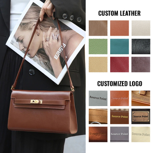 Cổ Điển Chéo Cơ Thể Của Phụ Nữ Túi Messenger Công Suất Lớn Da Chính Hãng Bìa Bán Buôn Vuông Vai Túi - Product Image 2