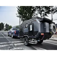 Pabrik Off Road RV Berkemah Standar Australia Karavan Aluminium Tenda Pop Trailer Berkemah Kecil Off Road Camper Trailer untuk Dijual
