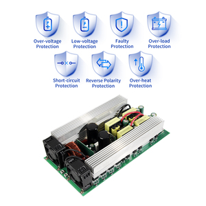 Inverter daya gelombang sinus murni 3000W, konverter Inverter daya <span class=keywords><strong>12V</strong></span>/220V 6000W daya puncak NFC papan PCB terbuka kelas industri - Product Image 5