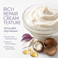 Crème anti-vergetures à la formule personnalisée au beurre de karité et à l'hyaluronate de sodium, crème réparatrice nourrissante en profondeur pour la peau, soins corporels