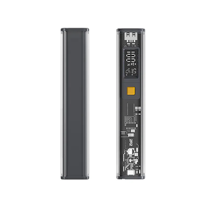 Sıcak Satış Çift USB Güç Bankası Hızlı Şarj Şeffaf Güç Bankası Kasası 18650 Piller için Kendin Yap - Product Image 3