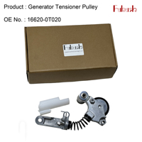 Repuesto Fubush #   16620-0T020 166200T020 Rueda tensora de correa de ventilador compatible con Corolla Levin 1.6L