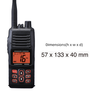 Radio marine portable VHF Yaesu Standard Horizon HX400IS, intrinsèquement sécurisée, flottante, pour bateaux, 5W avec canal LMR - Product Image 3