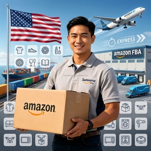 Meilleur tarif CMA pour le transport maritime avec livraison rapide par air+express aux États-Unis, service FBA <span class=keywords><strong>Amazon</strong></span> DDP, assurance incluse - Product Image 4